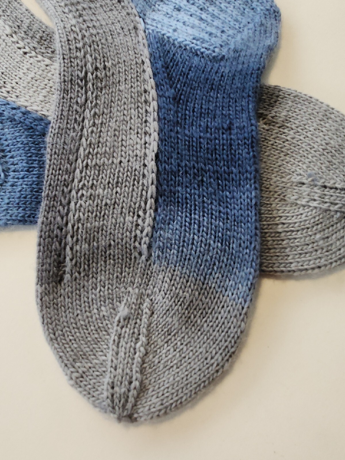 Hand Knitted Wool Socks Size 5-7 #86