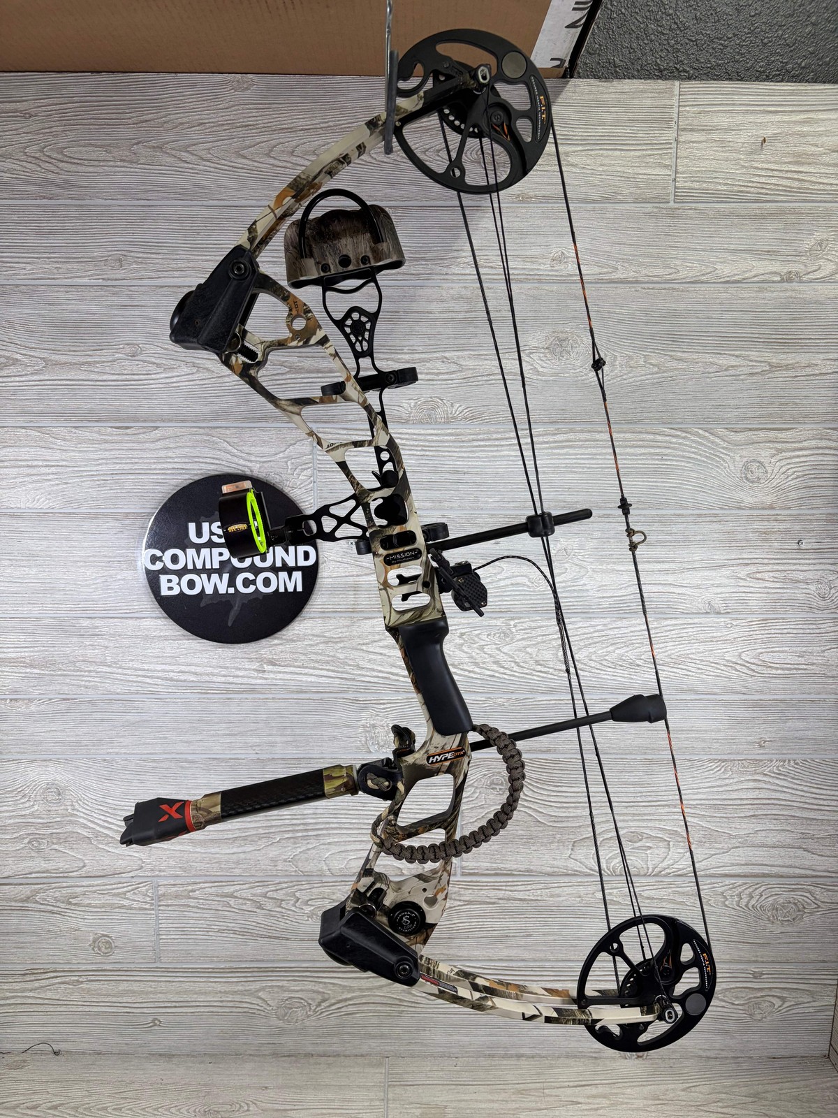 Used Mission Hype DTX Right Hand Camo Bow Pkg