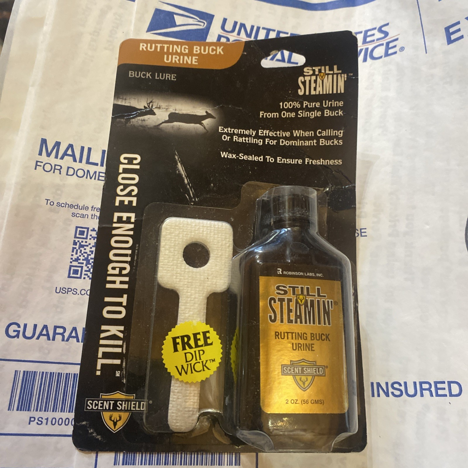 Still Steamin Rutting 1 Buck  Buck Urine - 2 OZ Scent Shield Gr32