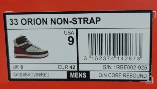 Patrick Ewing "33 Orion Non_Strap" 1RBE002-925