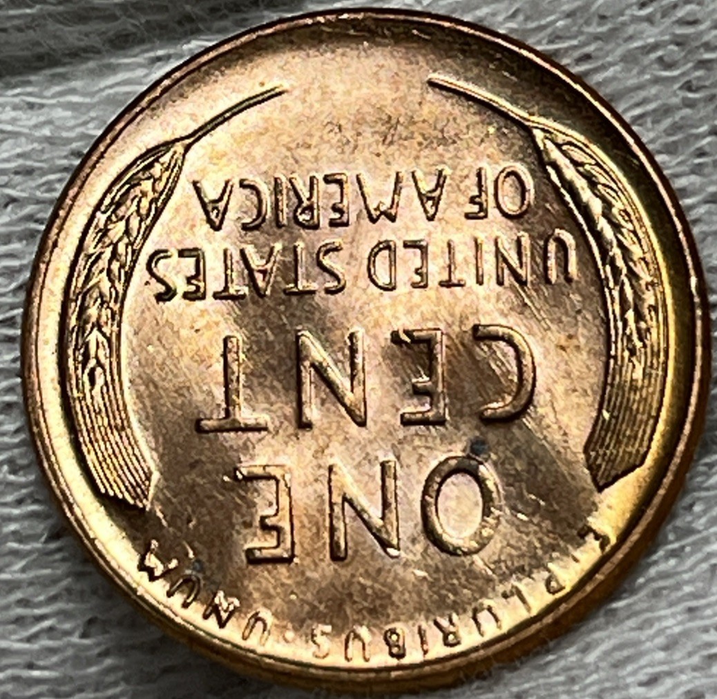 1957 D/D Wheat Penny Errors DDO Die Clash Uncirculated #1