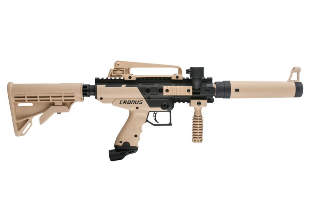 Tippmann Cronus Tactical Paintball Gun - Black / Tan