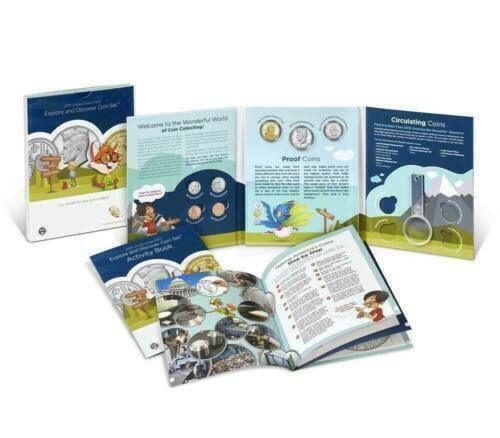 2019 KIDS COIN SET  EXPL0RE AND DISCOVER KIDS COIN SET
