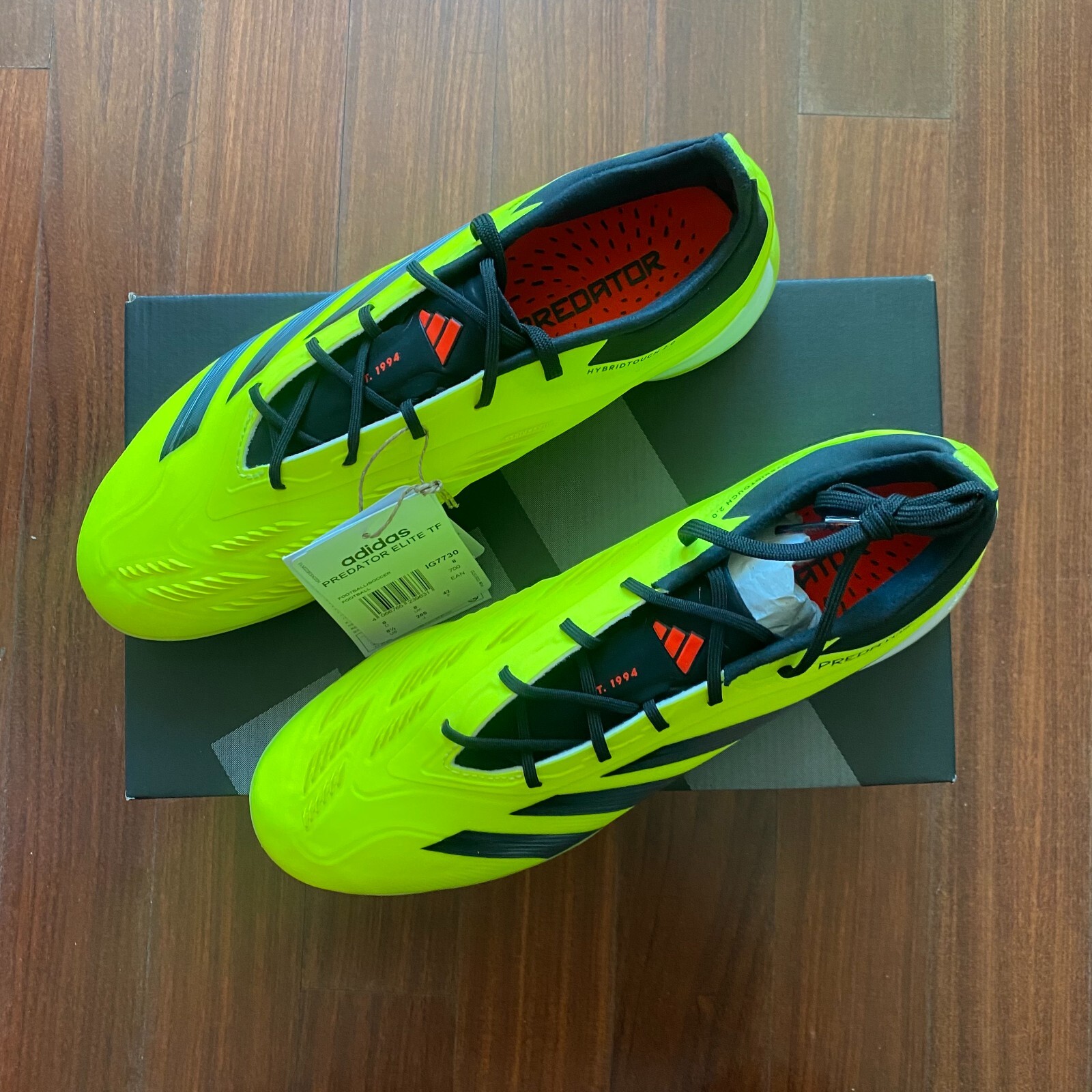 adidas Predator Elite TF Mens Turf Soccer Shoes Solar Yellow ✅Multiple Sizes