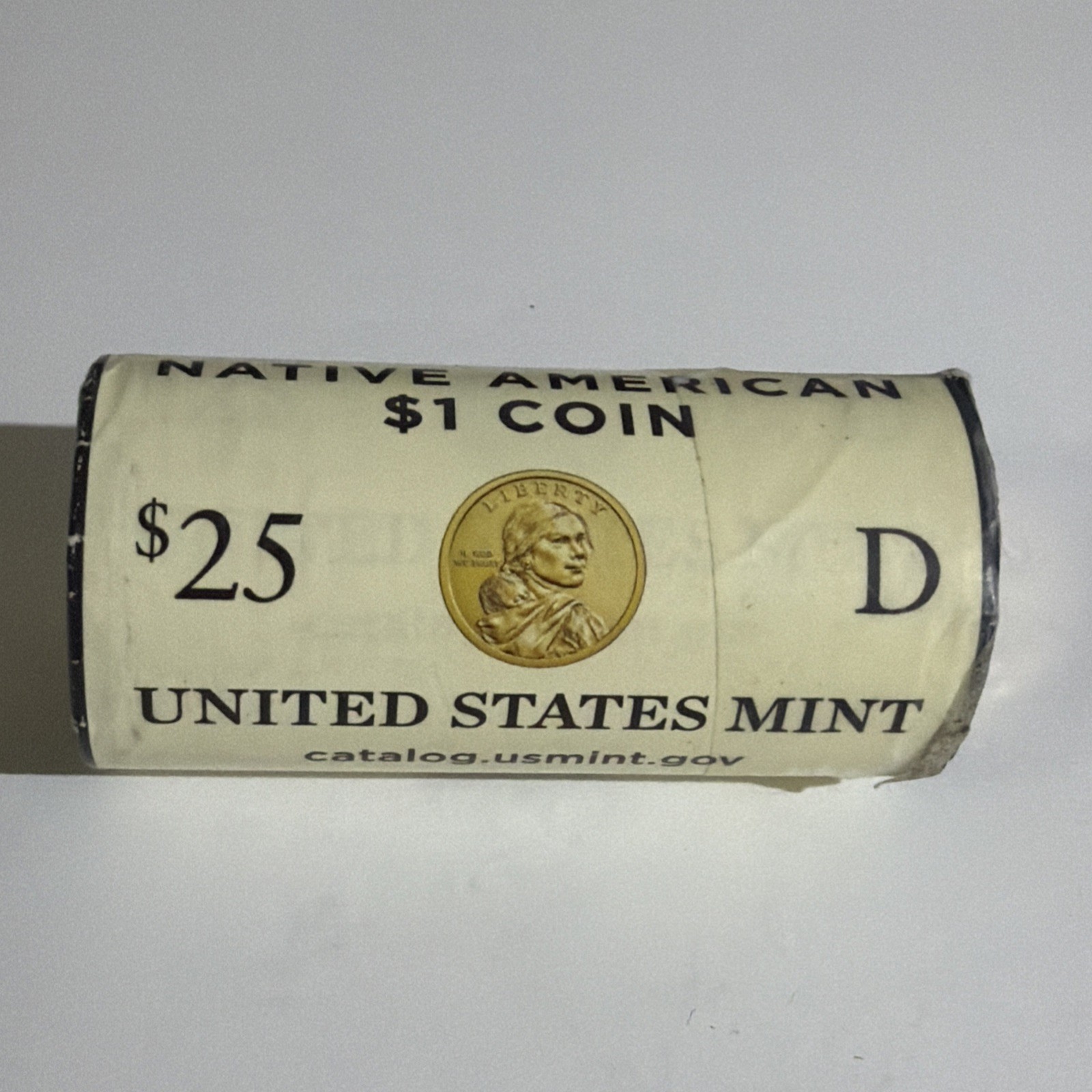 2021-D NATIVE AMERICAN DOLLAR ROLL!!   2021-D SACAGAWEA ROLL!  25 COINS!
