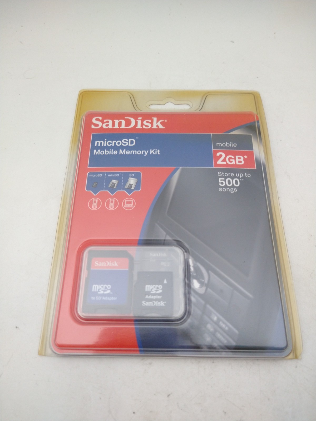 SanDisk SD 2GB MicroSD Card - SDSDQ-2048-A11MK