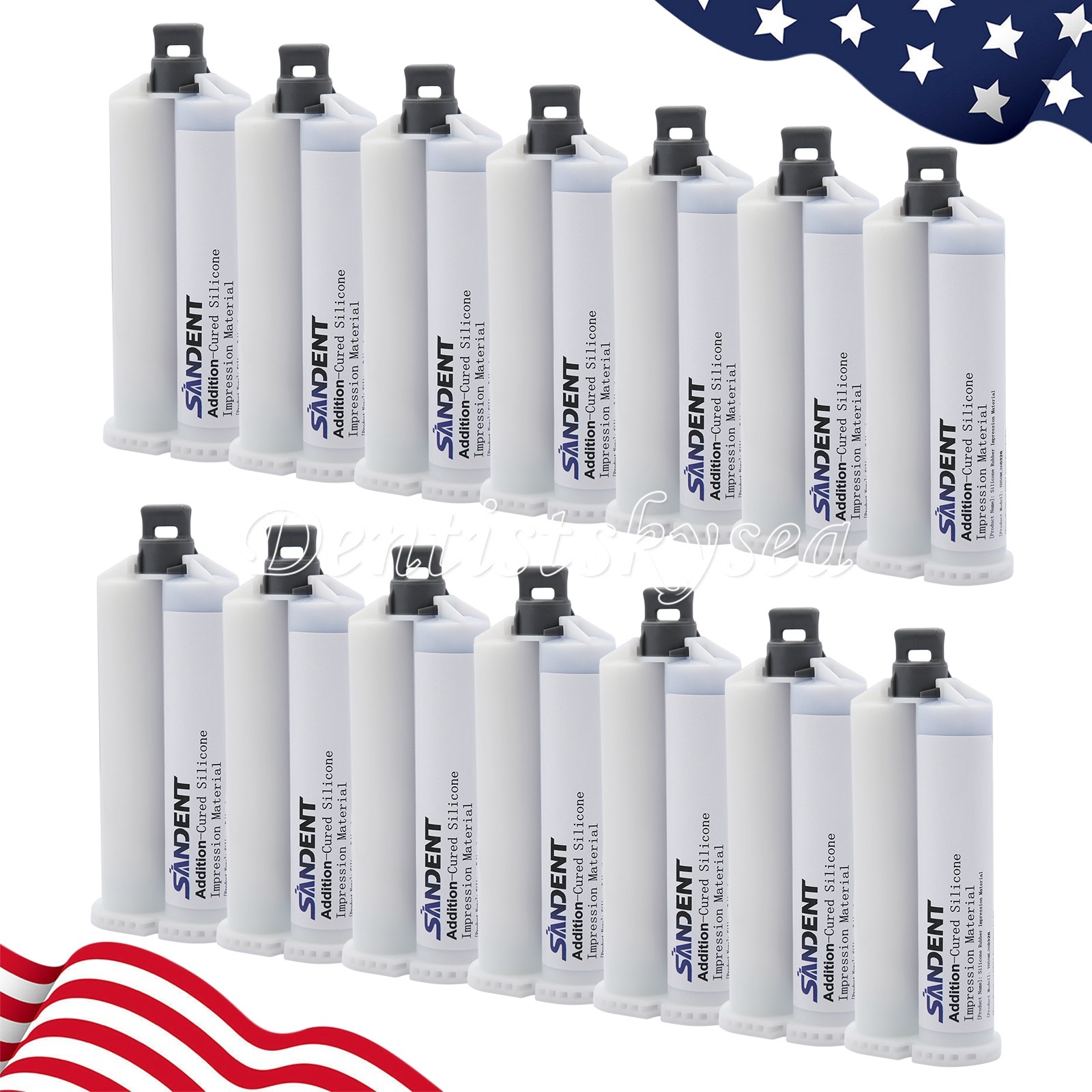 Medium Body Fast Rapid Set Dental Impression Material 50mL Cartridge VPS PVS