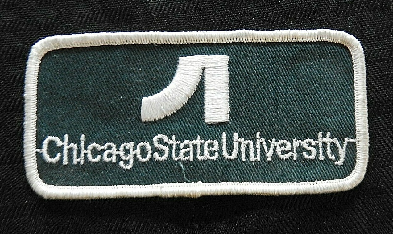 c1972 "CHICAGO STATE UNIVERSITY SECURITY GUARD" POLICE EMPLOYEE PATCH ILLINOIS