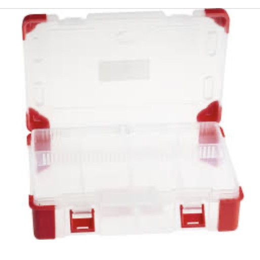 Drip Depot 9-Cell Transparent Adjustable Compartment Box