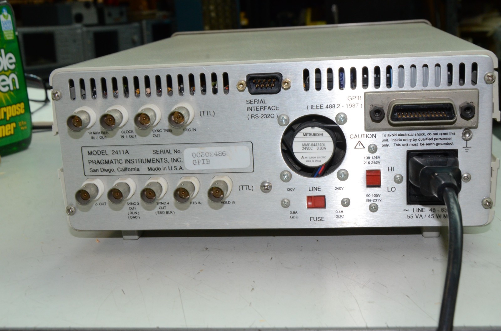Pragmatic 2411A 2 Mhz Arbitrary Waveform Generator As Is