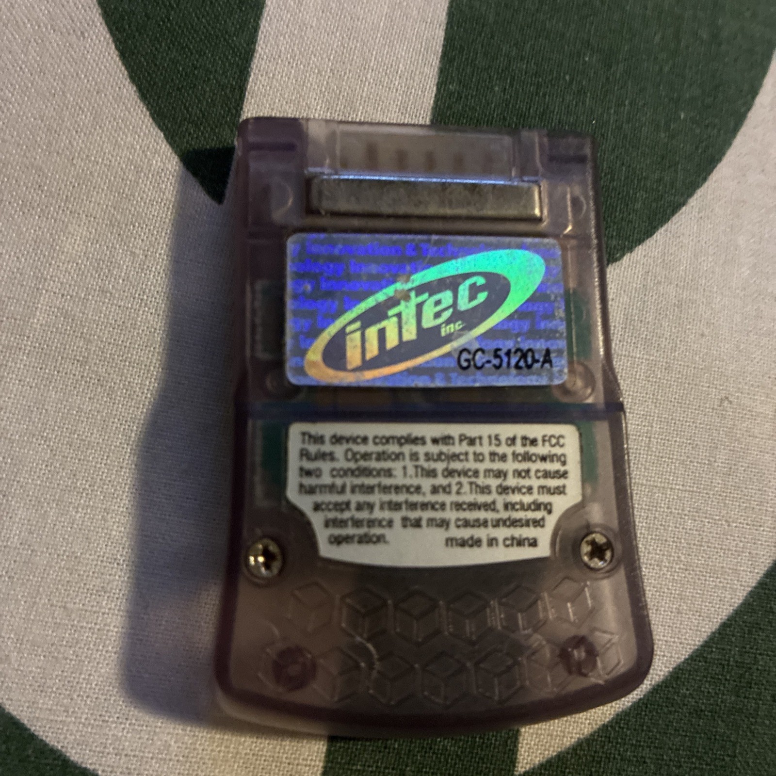 Interact Nintendo GameCube 8MB Memory Card Clear GC-5120-A