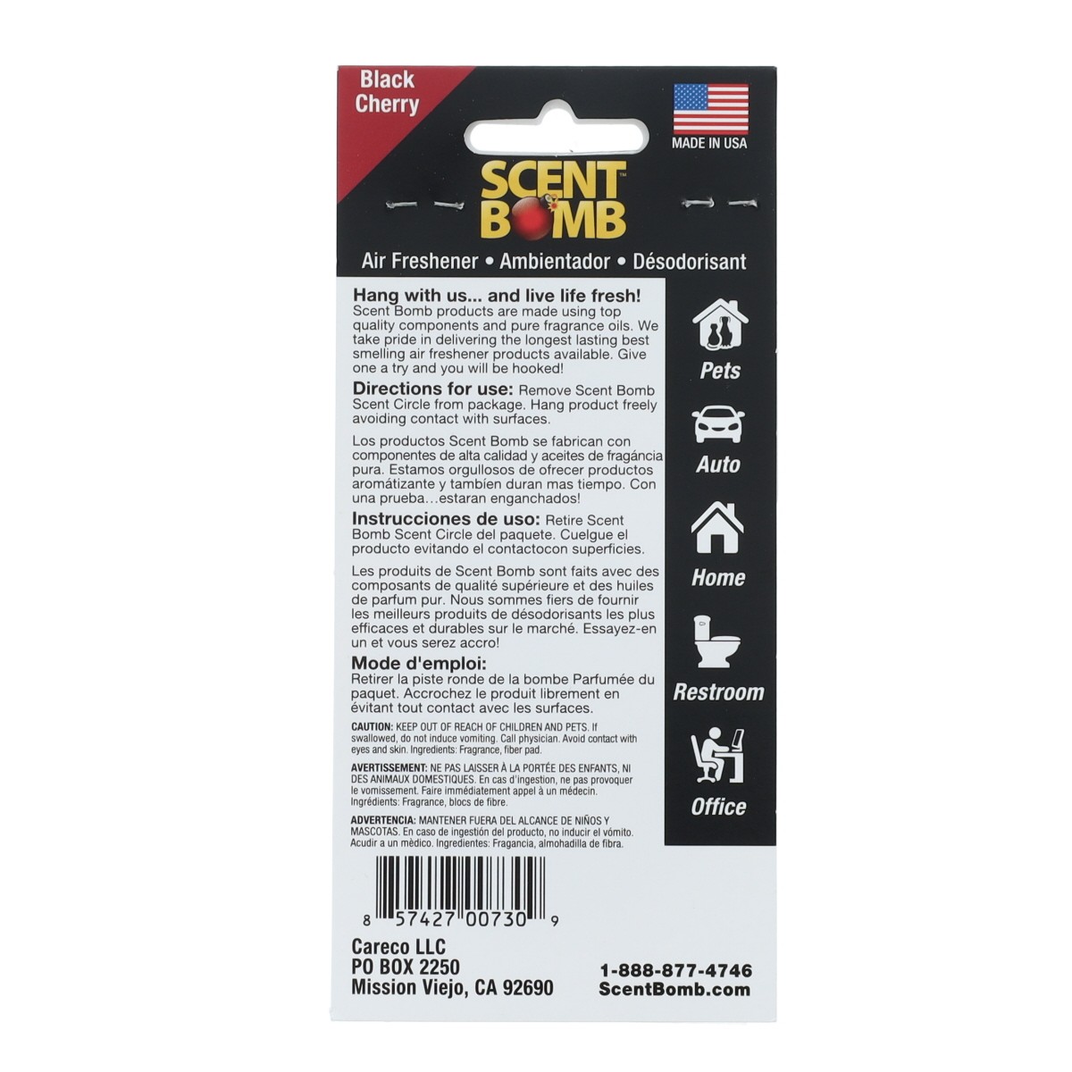 Scent Bomb HC2BC Black Cherry 2-pack