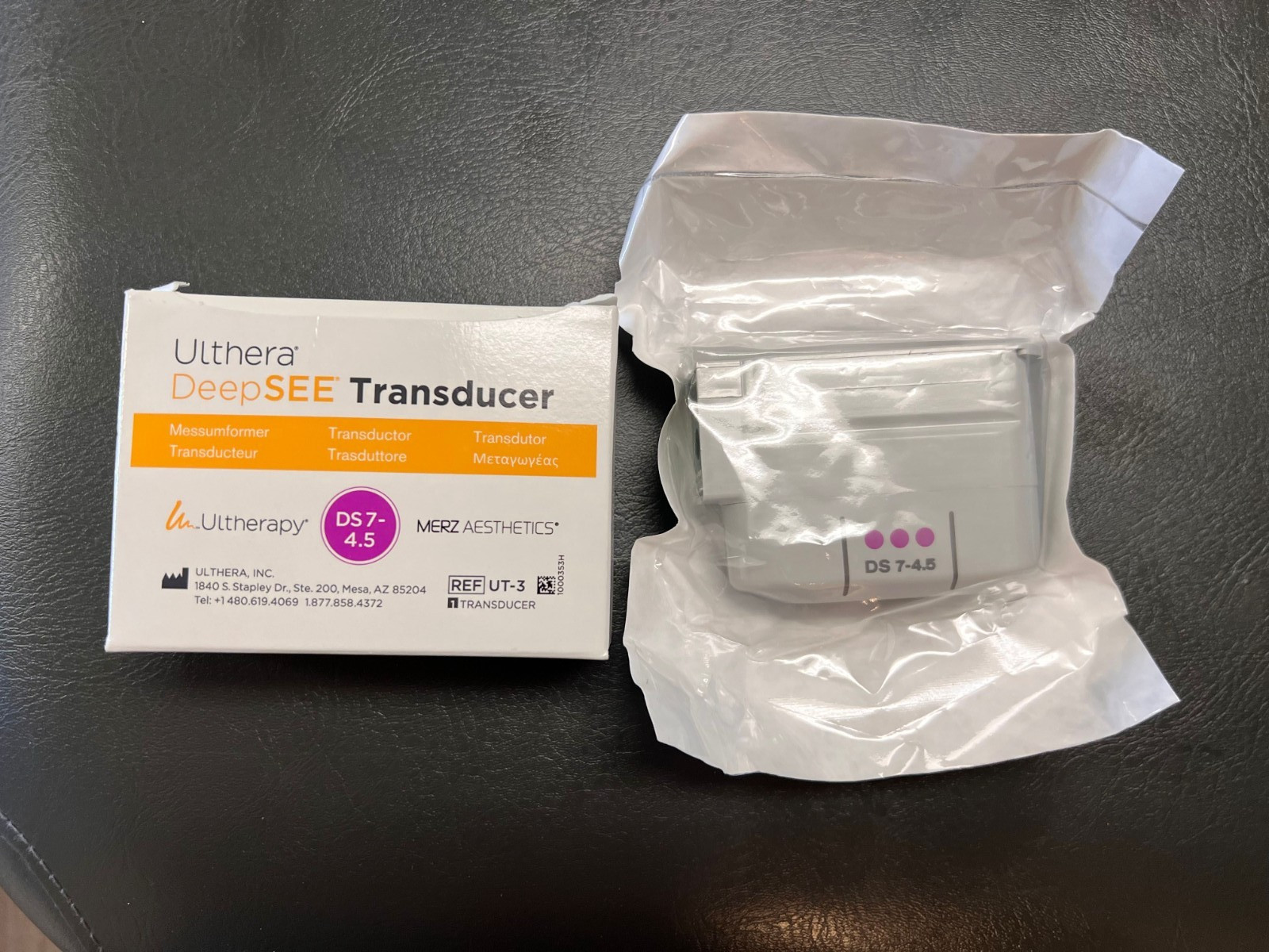 Merz Ulthera DeepSEE DS 7-4.5 Ultrasound Transducer Cartridge