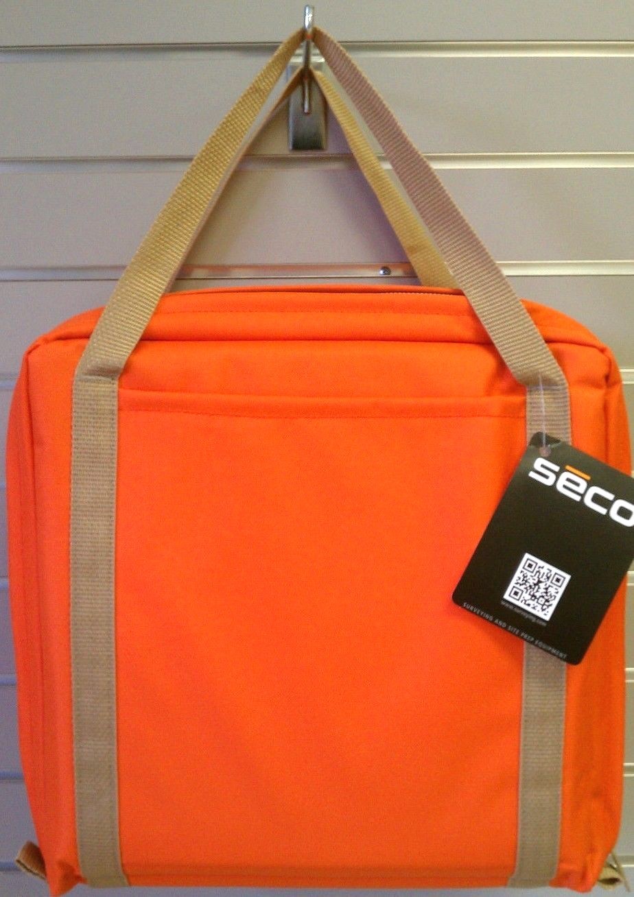 SECO Triple Prism Super Jumbo Padded Survey Bag Tribrach GPS 8082-00-ORG Trimble