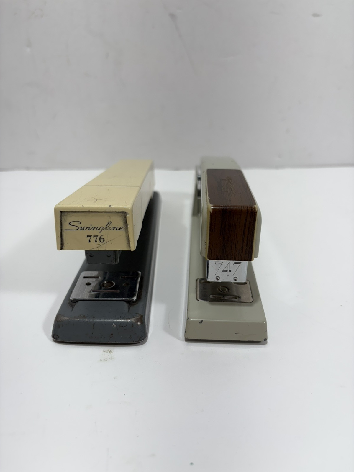 Lot Of 2 Vintage Swingline Staplers 747 & 776 Metal Stapler  Made In USA