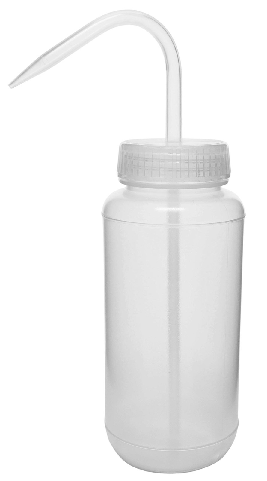 500mL Wash Bottle - Wide Mouth - Vented Cap - LDPE - Translucent - Unlabeled ...