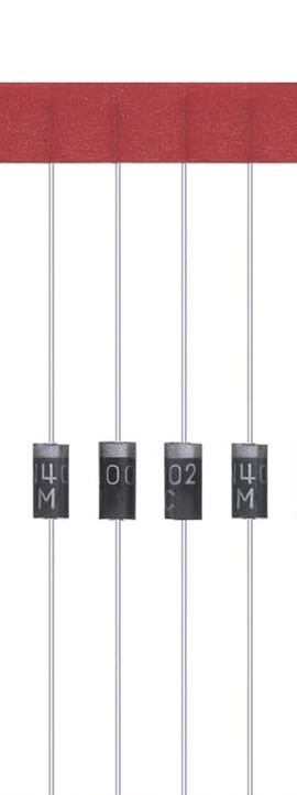 4-Pcs 1N4002 Rectifier Diode 1A 100V 4002 One Way Diodes - USA Shipper