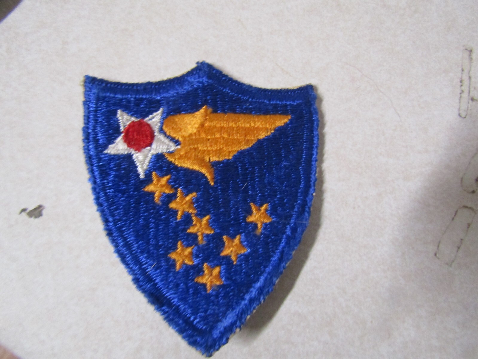 MILITARY PATCH OLD ORIGINAL WW2 ERA US ARMY ALASKAN AIR COMMAND #1