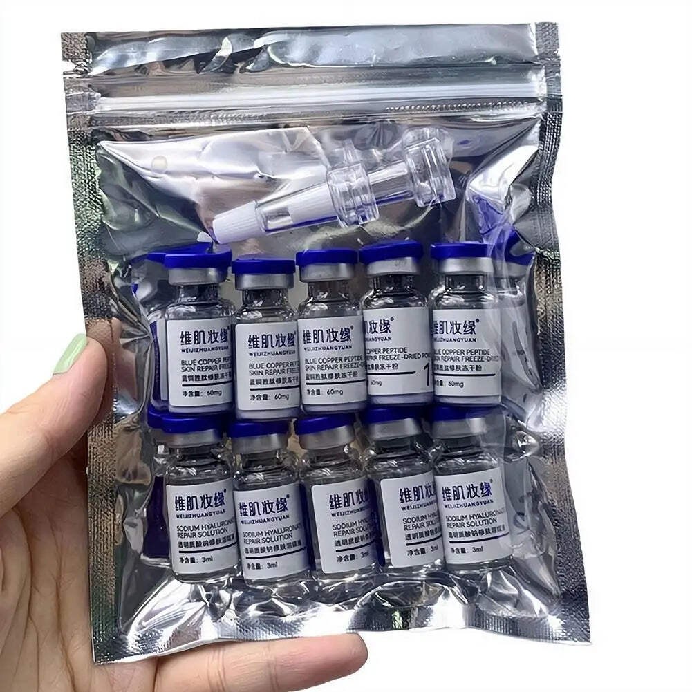GHK-Cu Copper Peptide Powder — Anti-Wrinkle Firming Skin Set