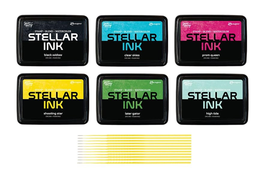 Simon Hurley Stellar Dye Ink Bundles - SHC Stellar Ink Pads & Reinkers, Released