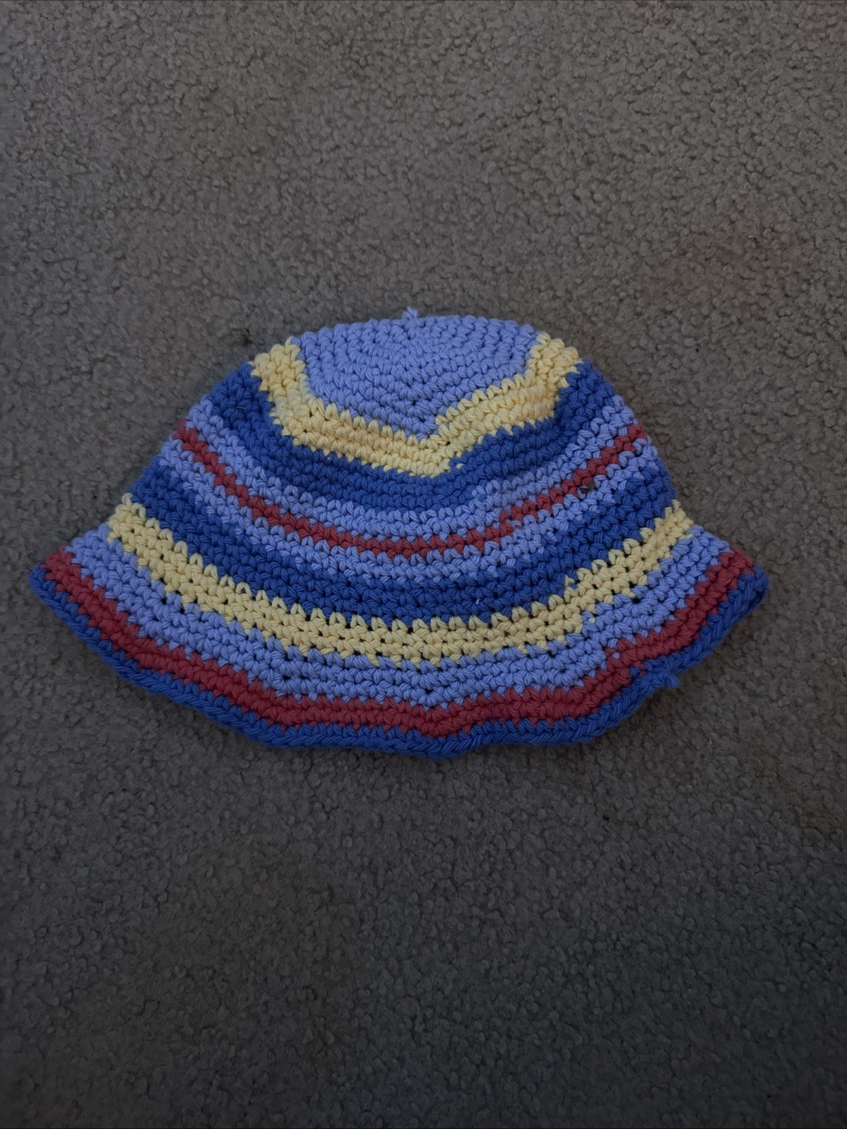 Hand Made Crocheted Kids Summer Bucket Hat
