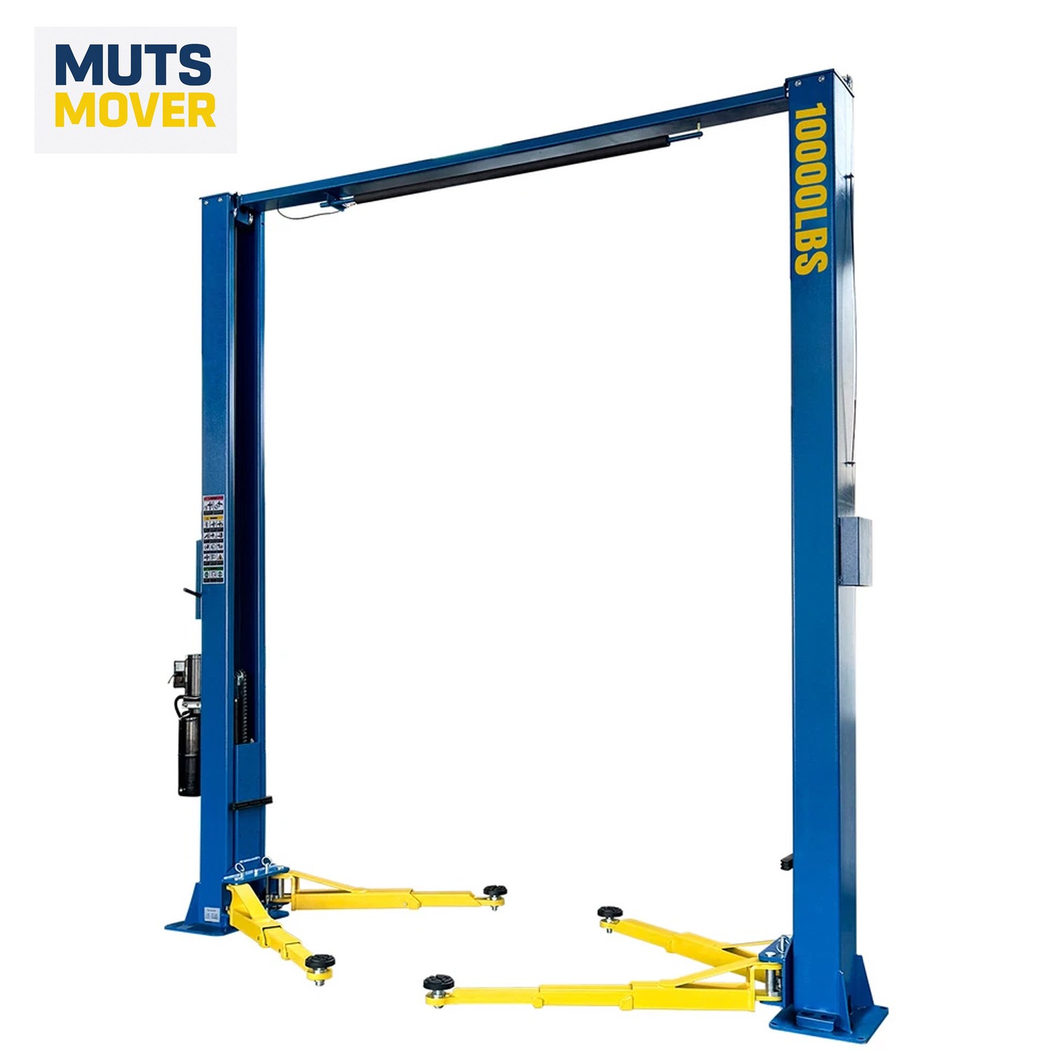 Two Post Car Lift 10,000 LBS Overhead Unlocking Auto Hoist Truck Lift 110V