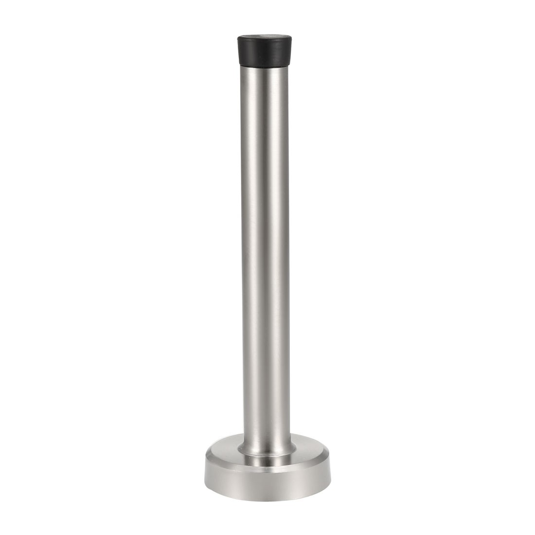 201 Stainless Steel Door Stopper Wall Mount Stop Rubber Bumper 150mm Height 2Pcs