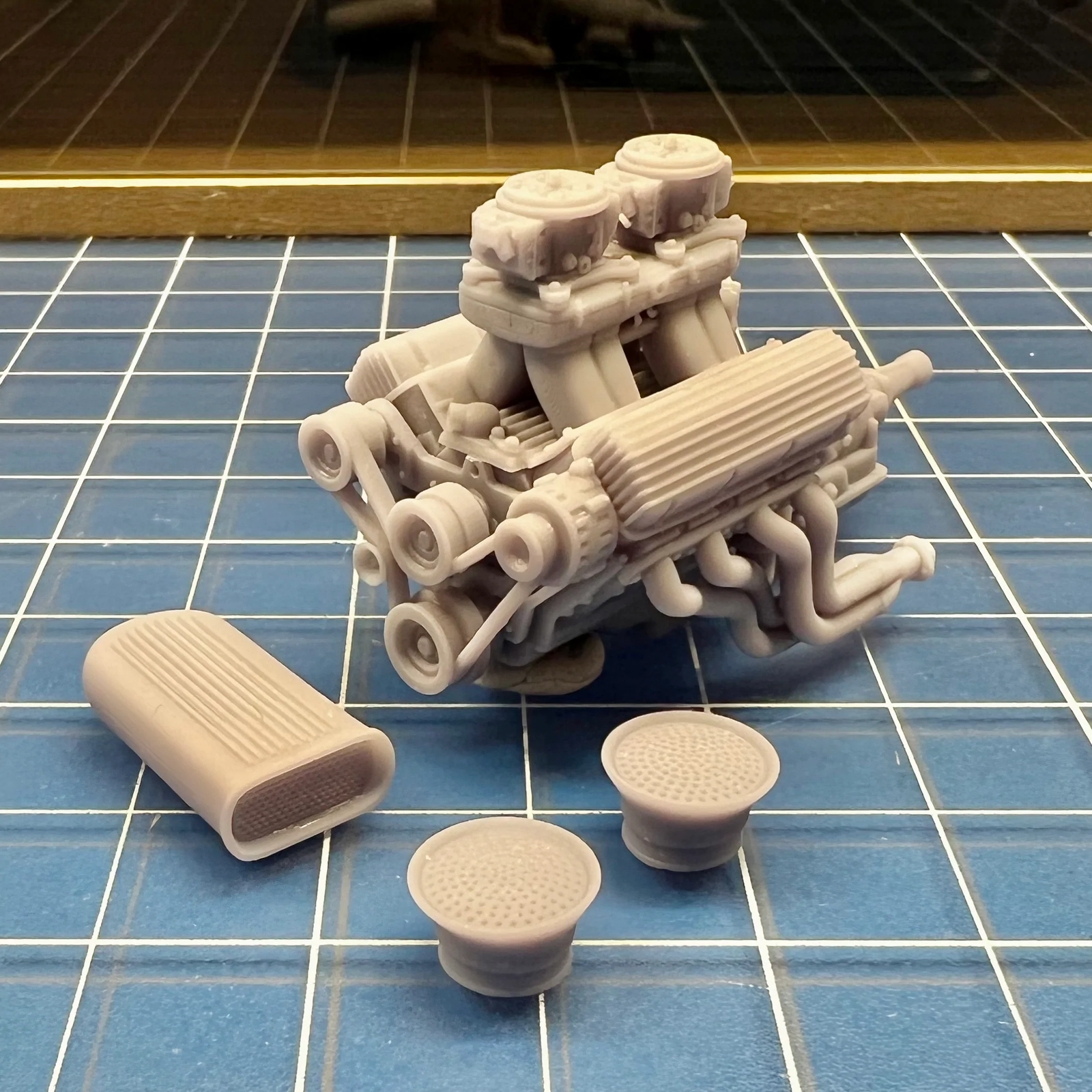 Chevy 572 Tunnel Ram Engine BB 1/24 1/25