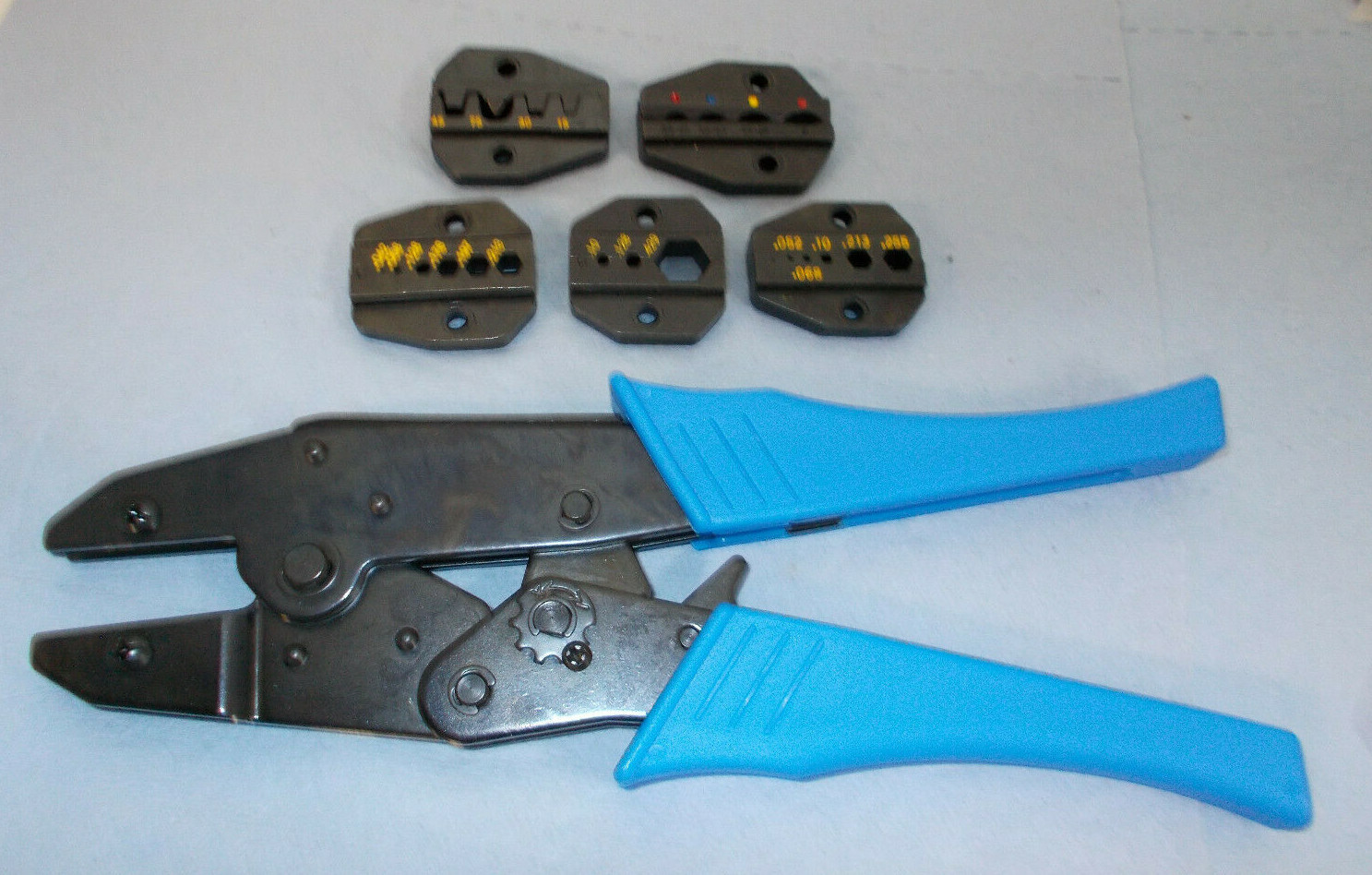 Ratcheting Hand Crimper with Die of Your Choice, COAX, Power Pole, or Terminal