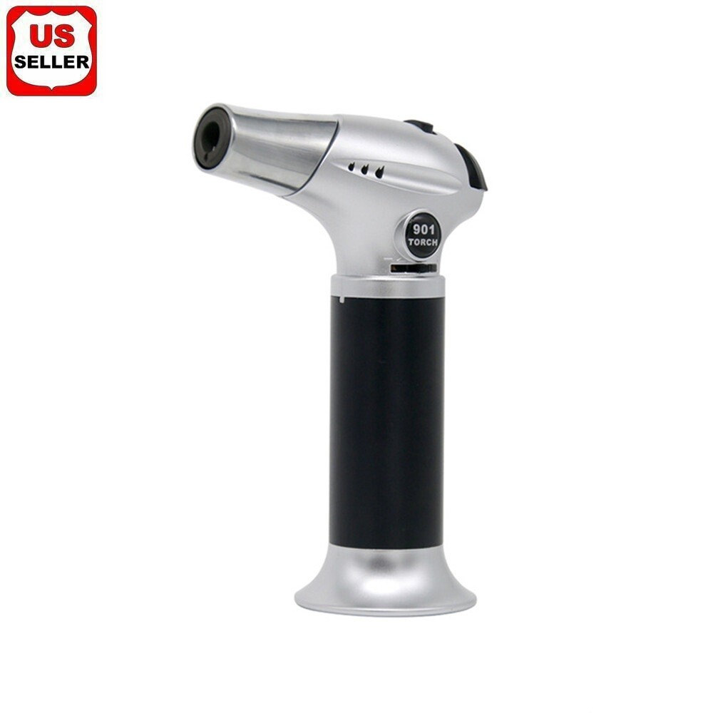 Butane Torch Lighter Jet Gun Welding Adjustable Flame Windproof Refillable Gas