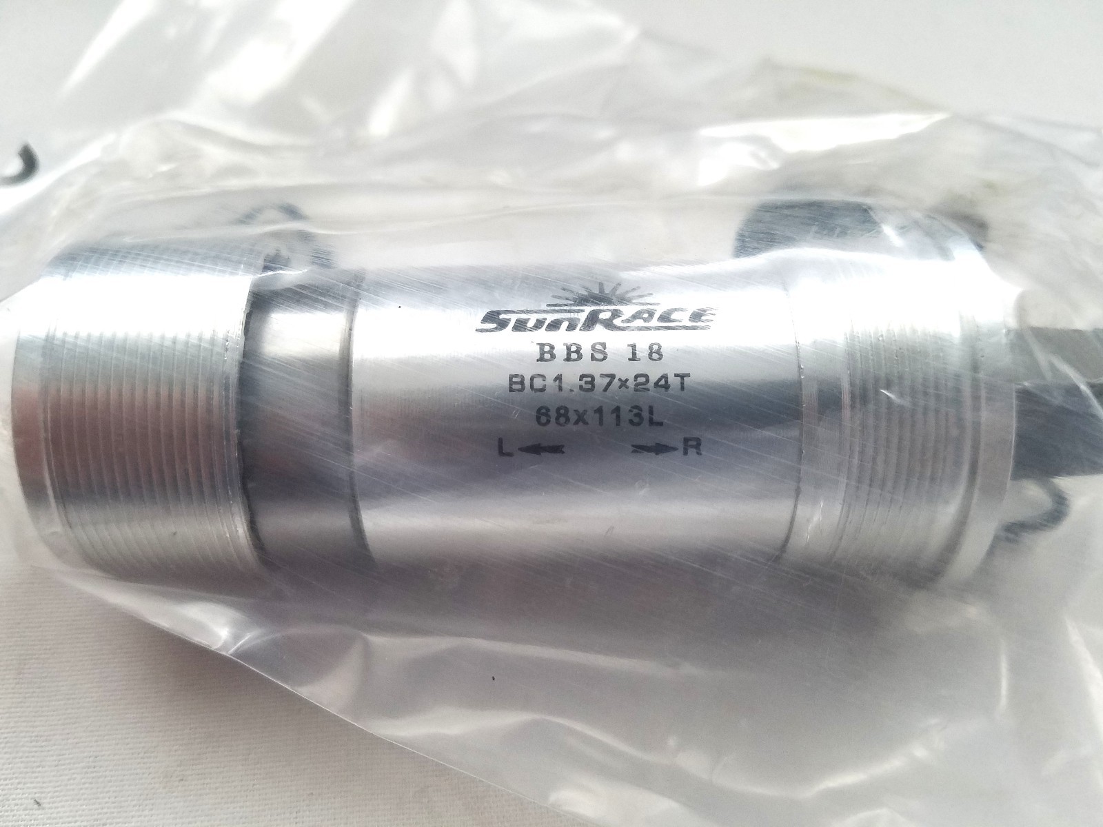 Sunrace BBS18 68x113 Alloy Sealed Bearing Bottom Bracket Square Taper JIS