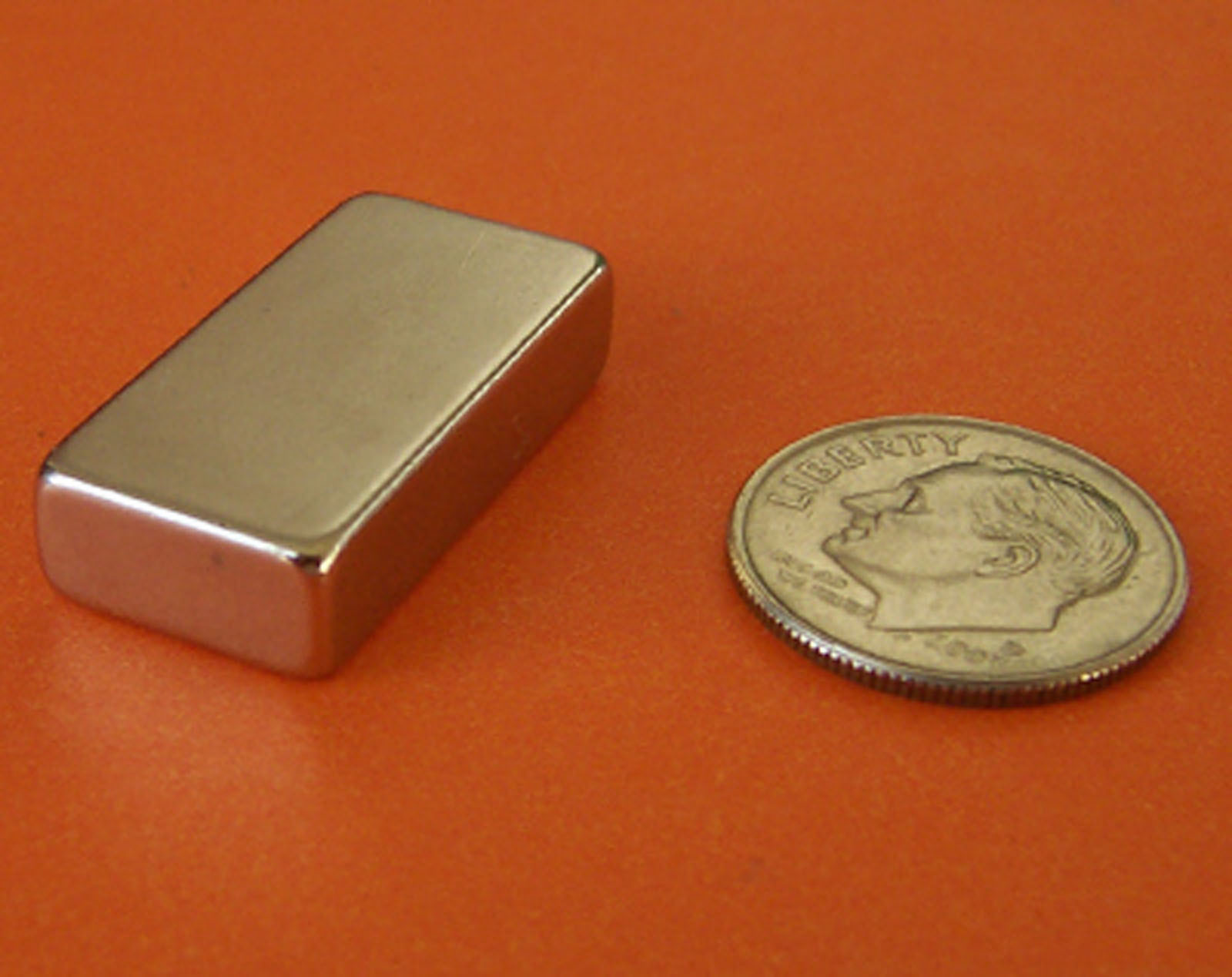 10 Strong 1x1/2x1/4 Inch Grade N42 Rare Earth Neodymium Block Magnet