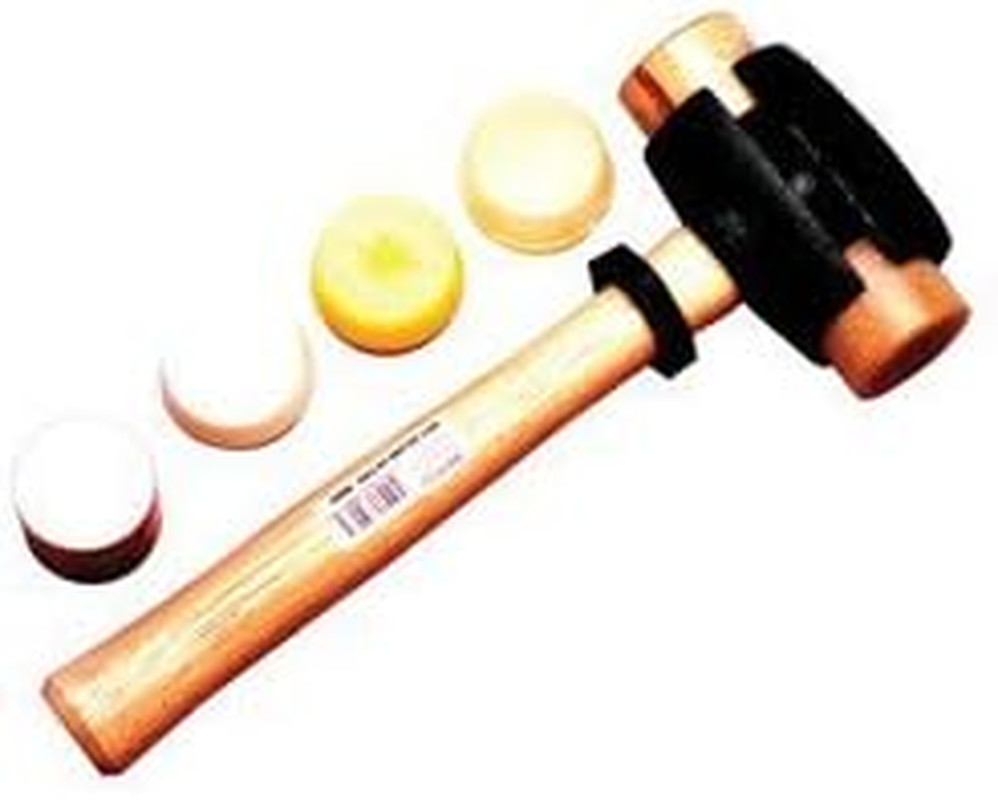 Split Head Hammers - Size 2 Split-Head Rawhide Hammer