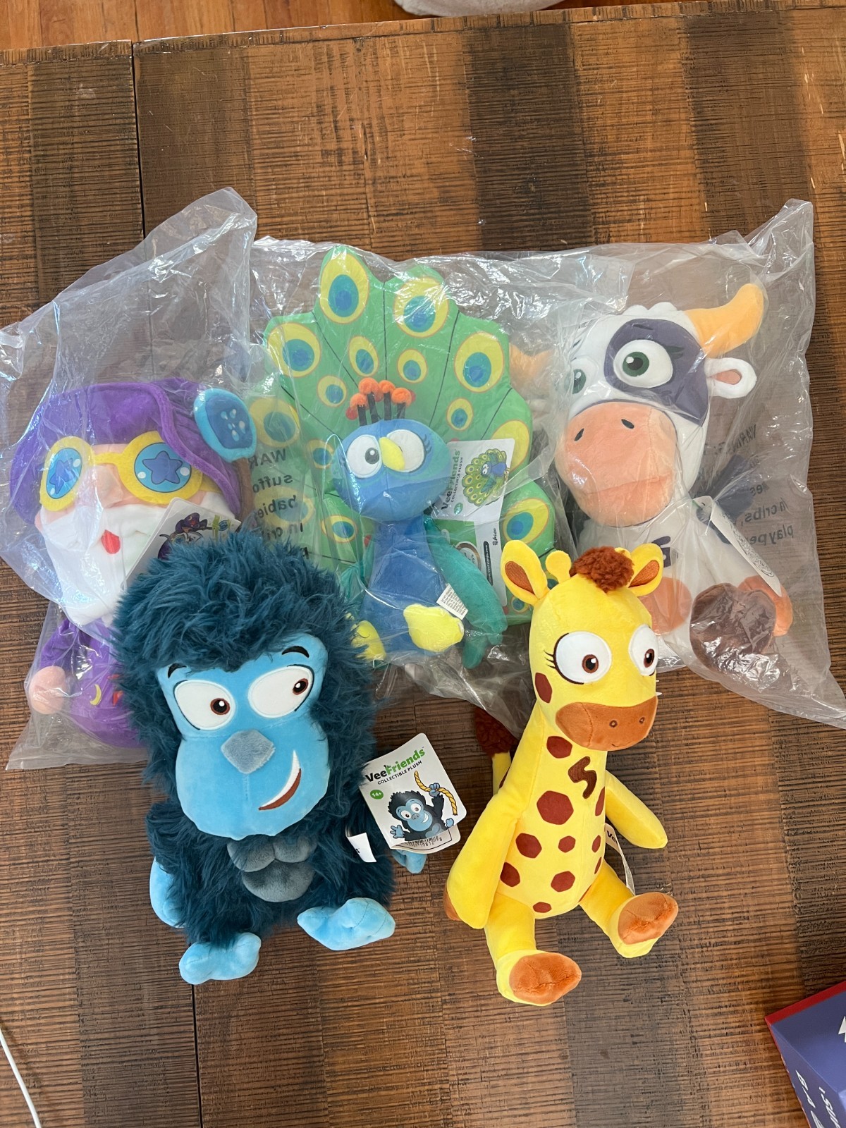 VeeFriends Plush Toys Macy's Collectables Set of 5 NWT