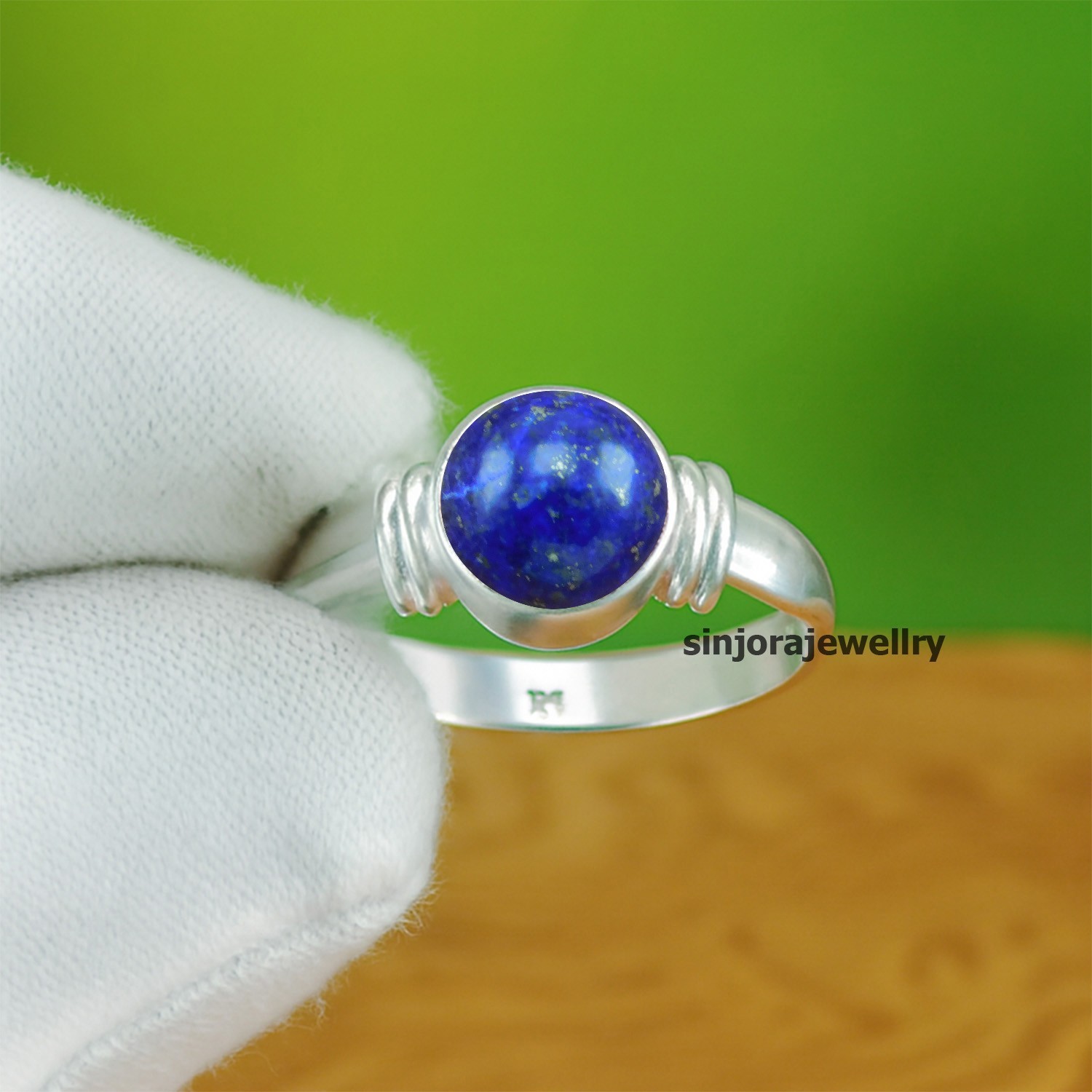 Lapis Lazuli Gemstone 925 sterling silver handmade Gift Ring US size 5 to 13