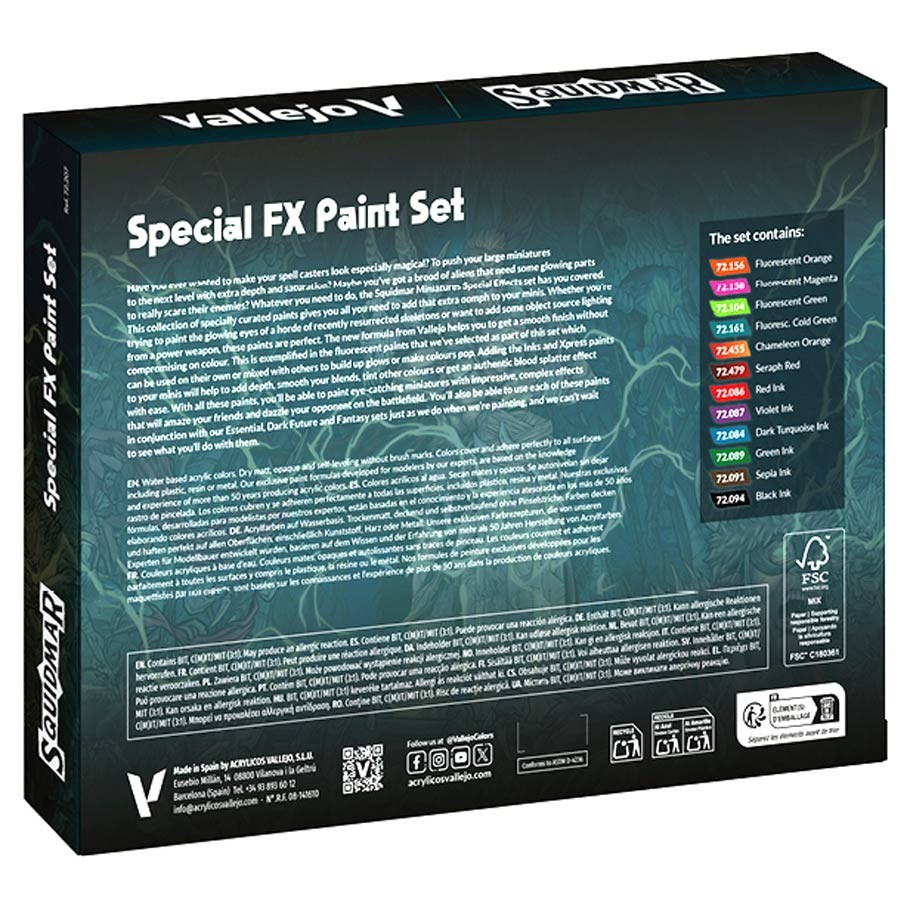 Vallejo: Paint Set: Special FX (12)
