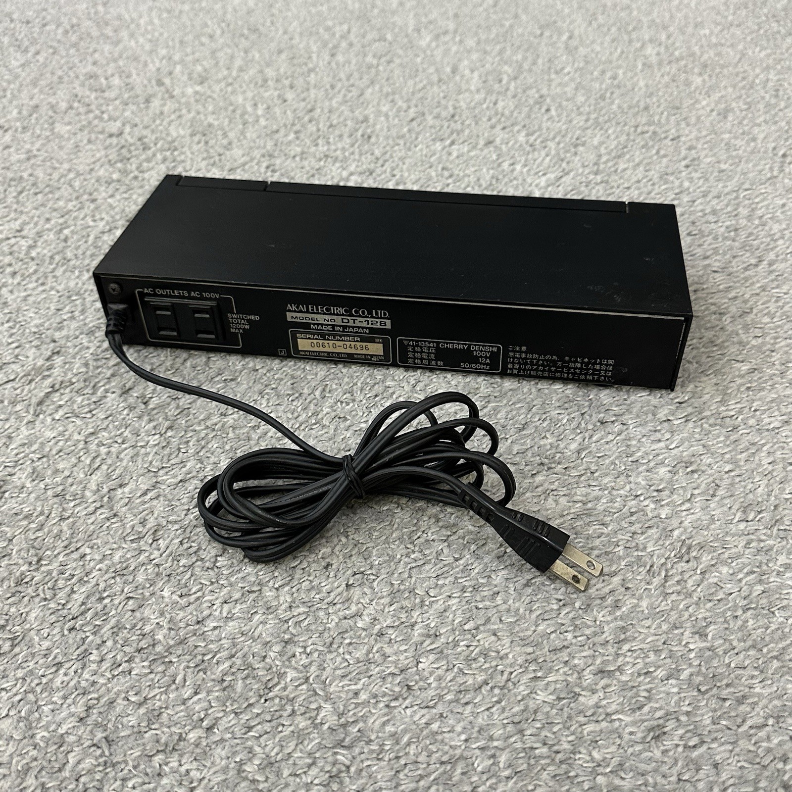 AKAI DT-128 Digital Audio Timer 1983 Tested Working