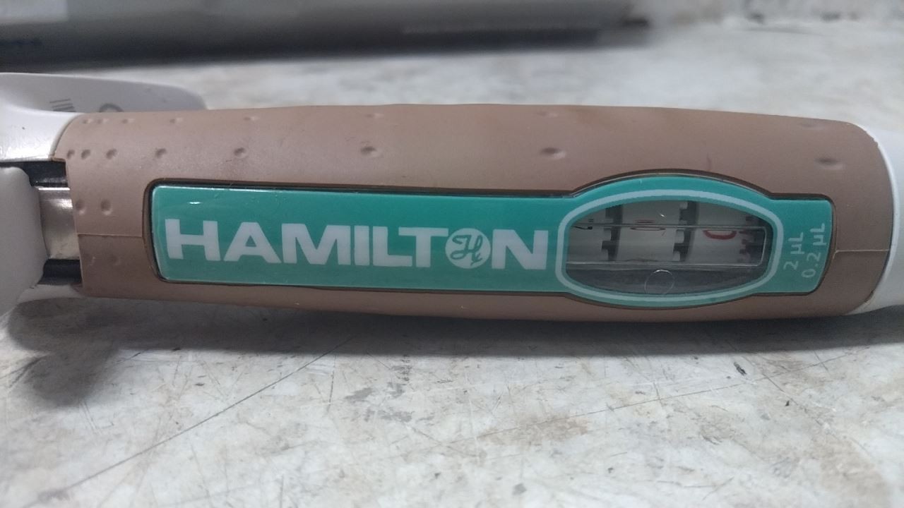 Hamilton 55019-30 2 µL Max Volume Adjustable-Volume Pipettor