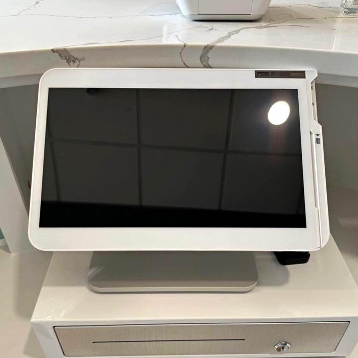 Clover POS System Station C500, Station Printer P500, Cash Drawer, D100 cords