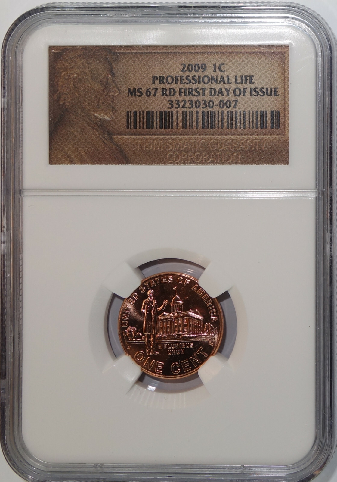 2009 Lincoln Bicentennial Cent / Professional Life Penny MS67 First Day Issue