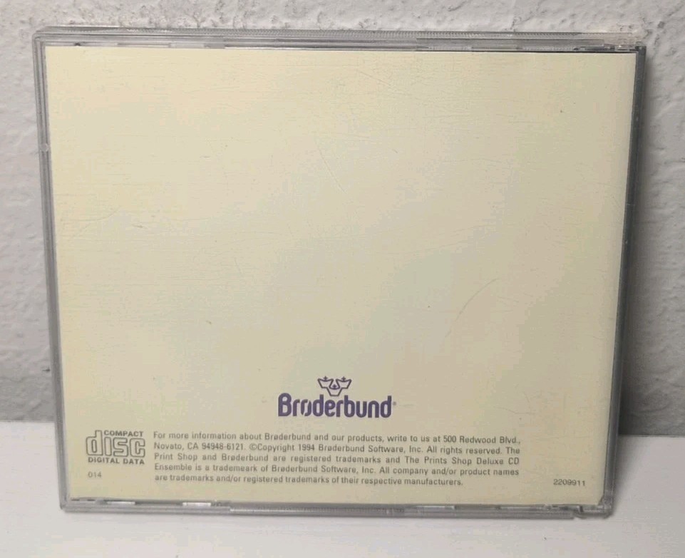 The Print Shop Deluxe CD Ensemble CD-ROM B342