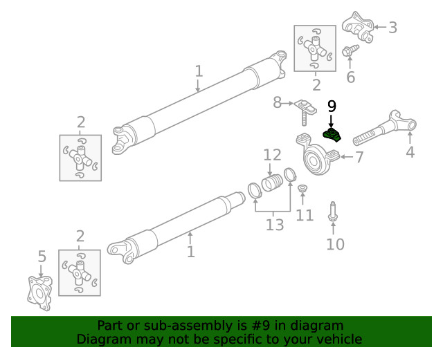 Genuine Ford Radiator Support Splash Shield Nut W717461S439