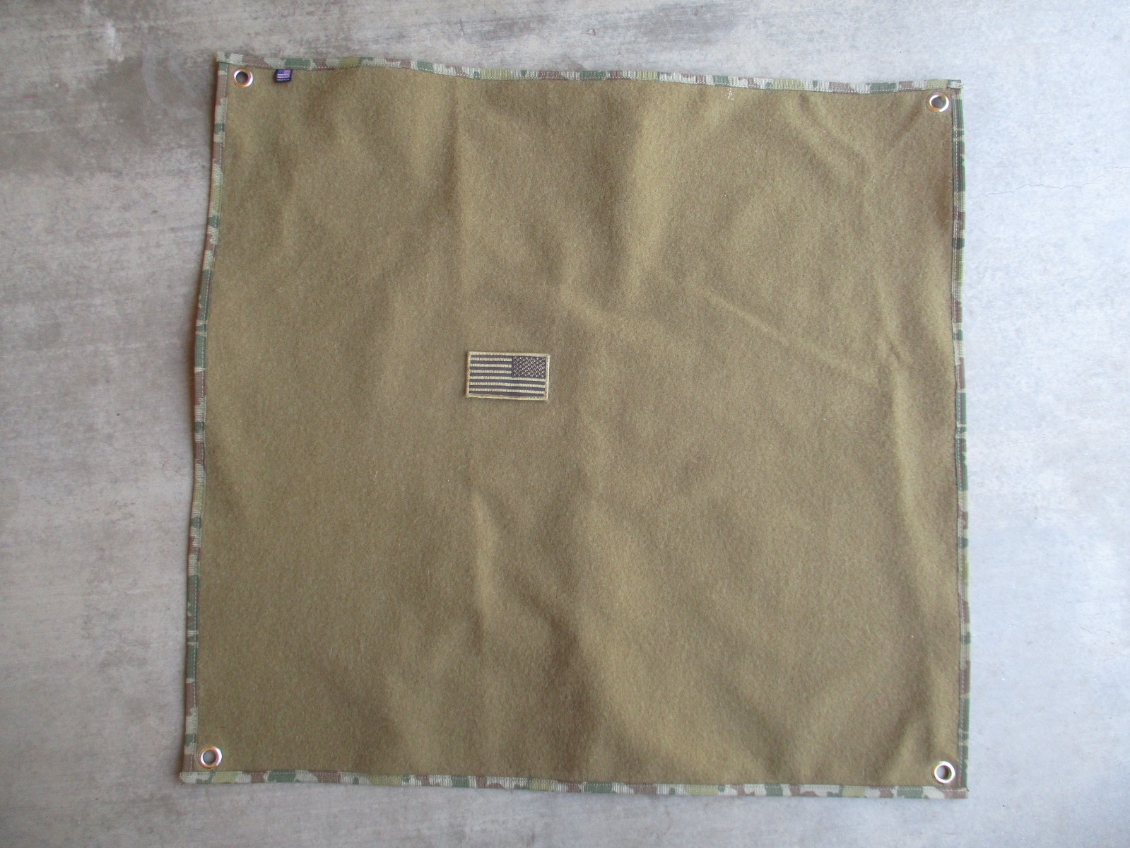 Tactical Morale Patch COYOTE, OCP, USA Made Loop Velcro® Display Panel, 28x30