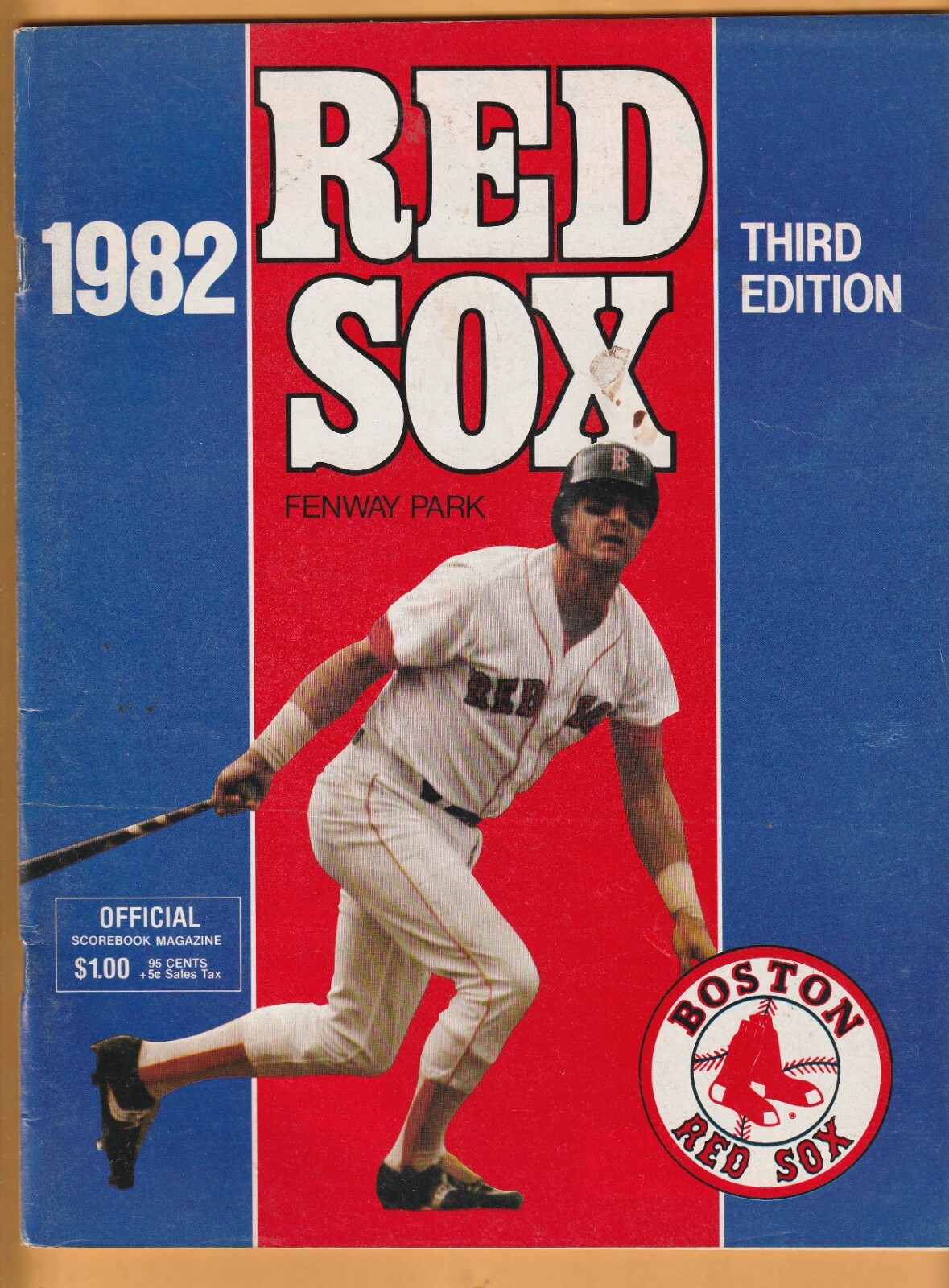 1982 Boston Red Sox Chicago White Sox Program Carl Yastrzemski