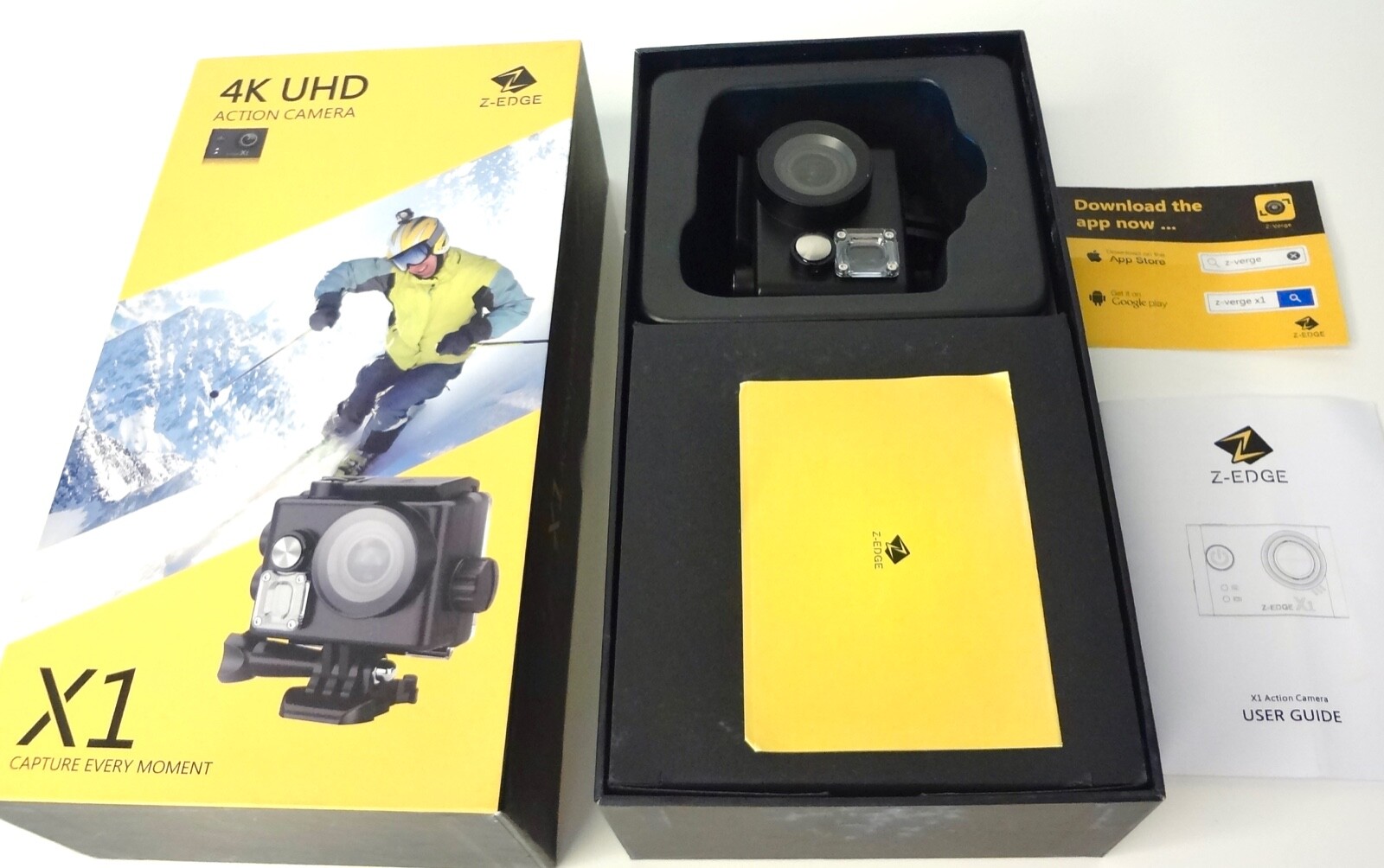 Camera 4K UHD Z-Edge X1 WaterProof . NEW . SUPERB . BOXED . SUPER . NEW (RARE)