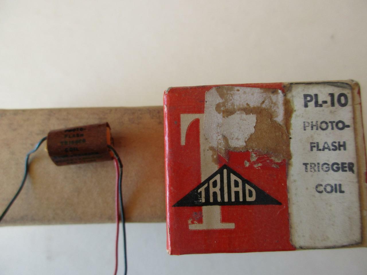 TRIAD Transformer PHOTOFLASH PL-10 Trigger Coil Pri .2 Sec115v Output 6-8KV