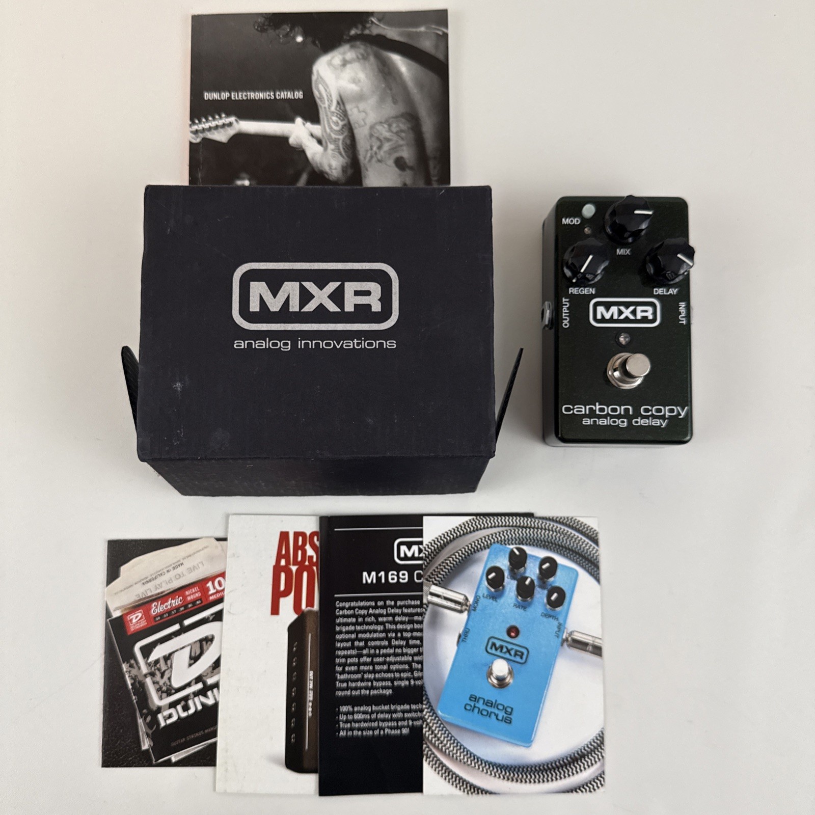 MXR CarbonCopy Delay Guitar Effect Pedal With Box