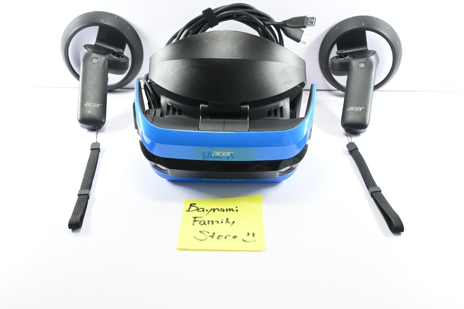 Acer Windows Mixed Reality VR DELUXE Headset w/ 2x Controllers H7001 - Tested