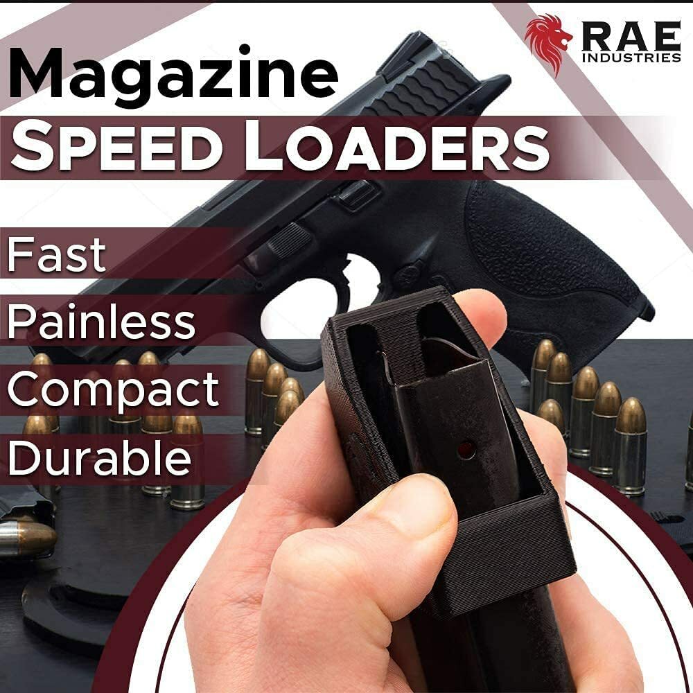 RAEIND Magazine Quick Ammo Speed Loader For Smith & Wesson M&P Shield USA MADE