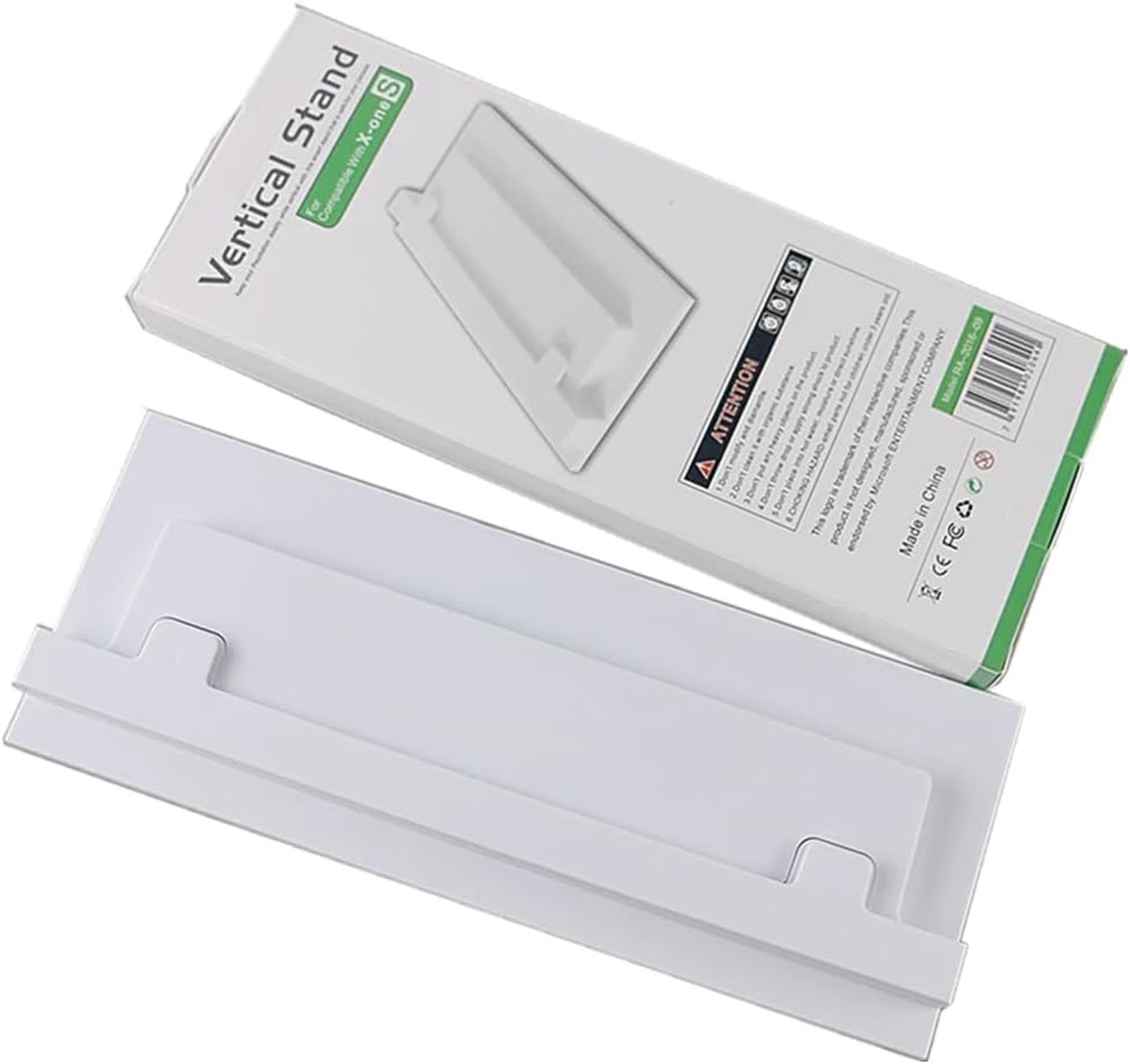 Vertical Stand for Xbox One S Console White Cooling Anti Slip Space Saving